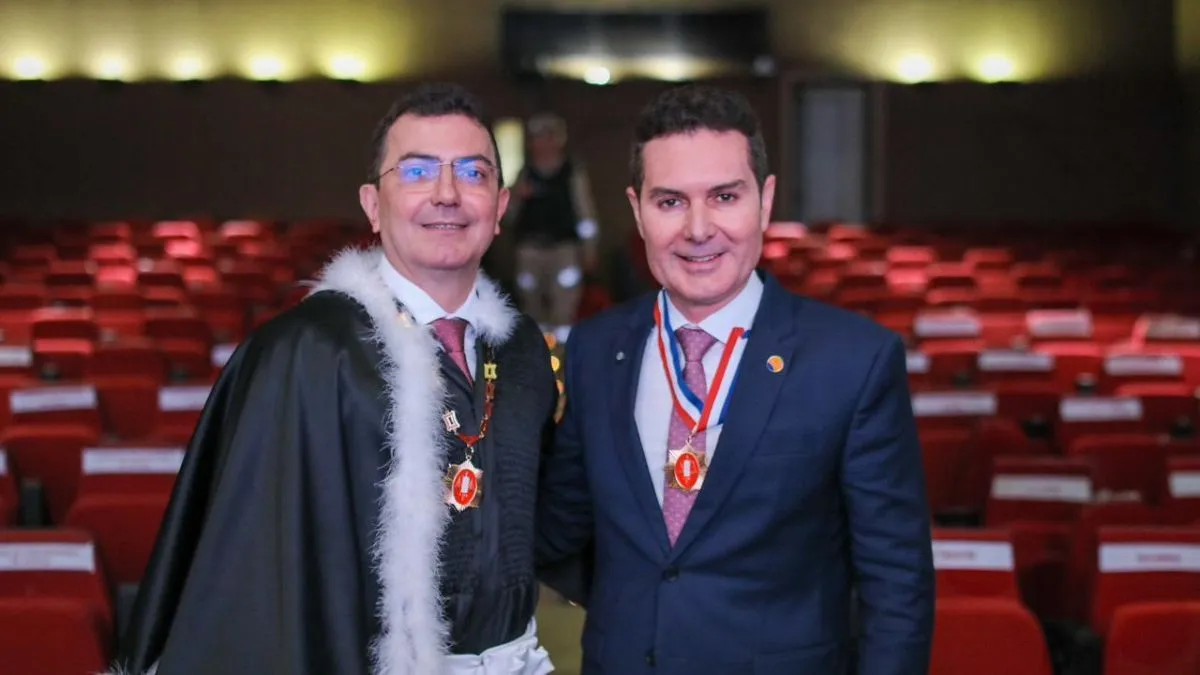 O Ministro das Cidades, Jader Filho e o Procurador Geral de Justiça, Alexandre Tourinho.