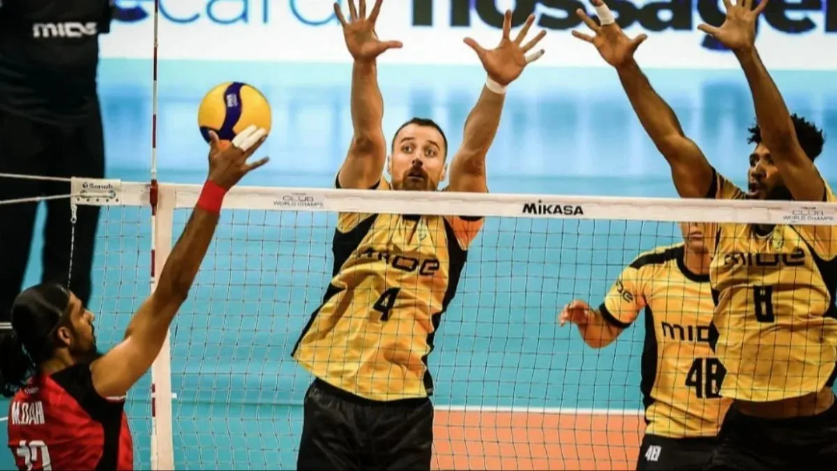 Praia Clube brilha em estreia no Mundial de Clubes de Vôlei com vitória convincente sobre Al-Rayyan