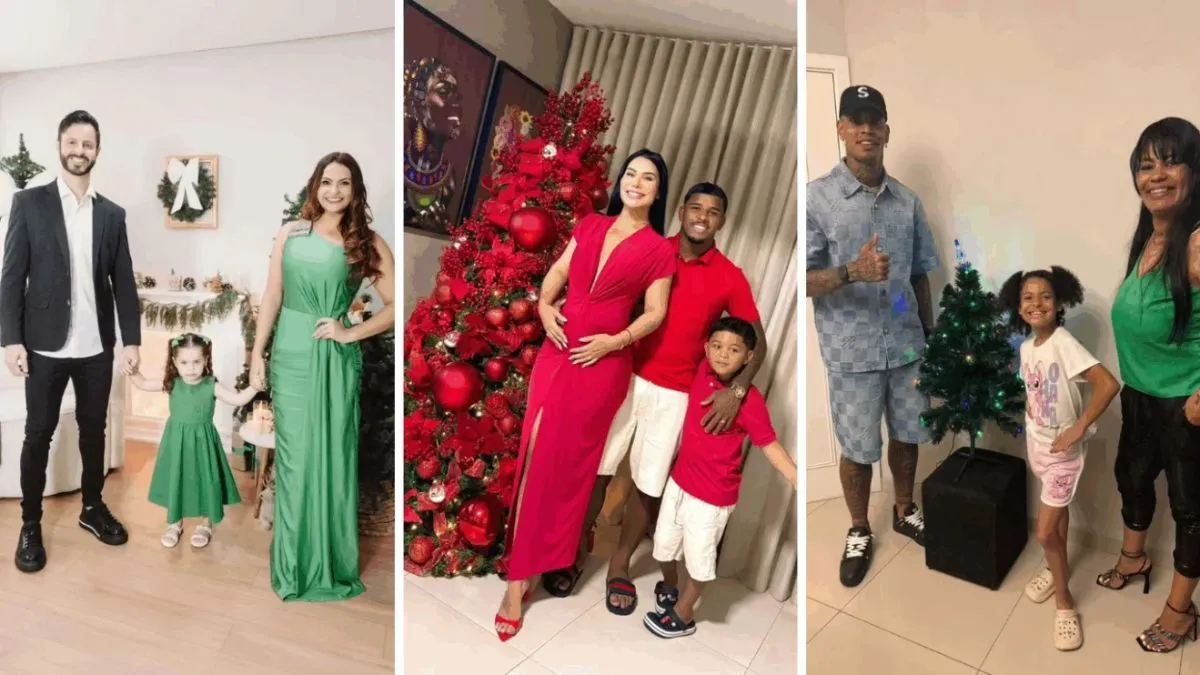 Os momentos especiais de Natal foram estampados nas redes sociais