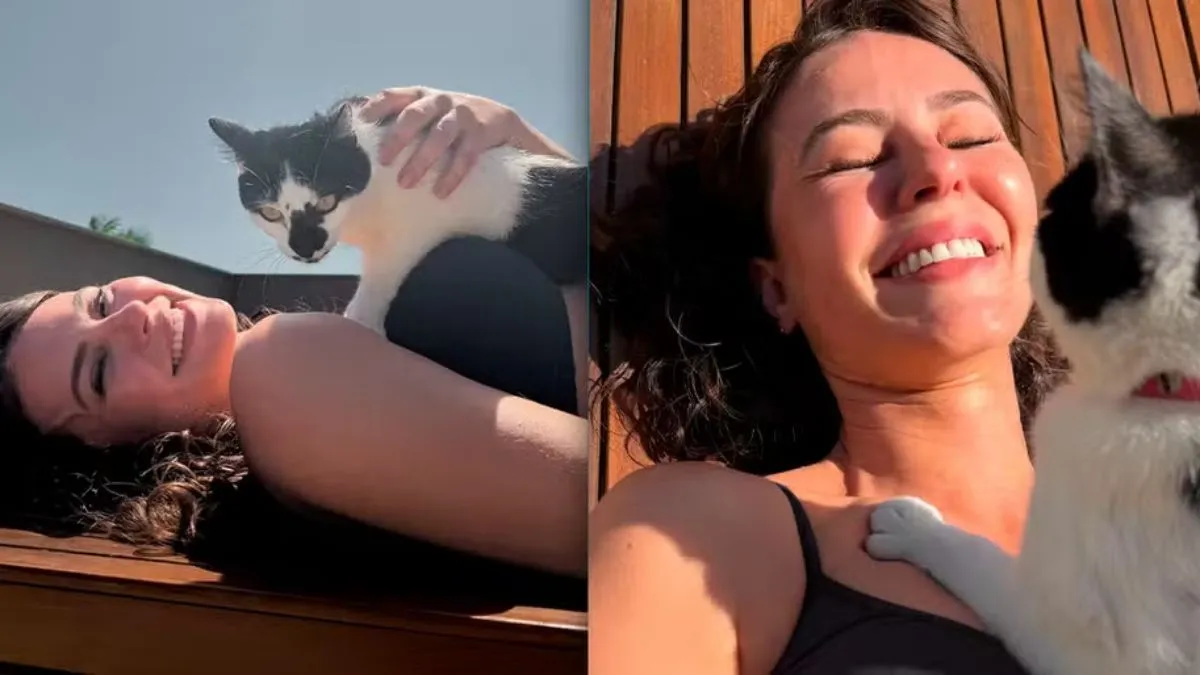 Imagem descontraída foi acompanhada da legenda "Bom dia".