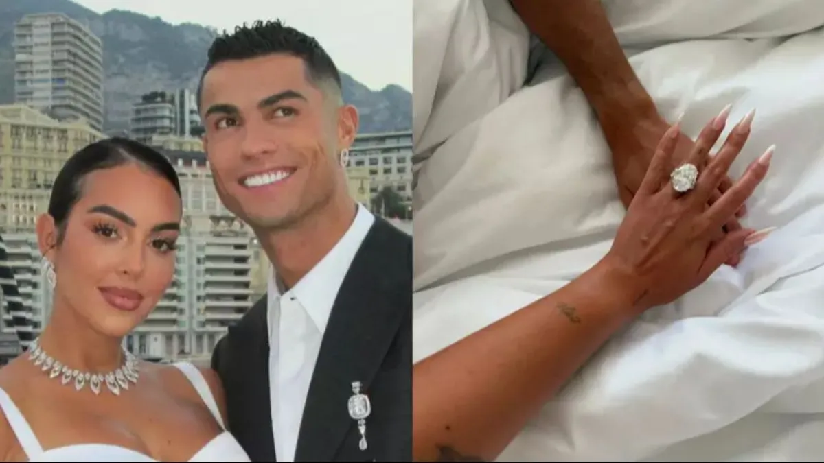 Georgina Rodríguez falou sobre o noivado com Cristiano Ronaldo, a vida familiar e os planos para o casamento em uma entrevista concedida à edição espanhola da revista Elle.