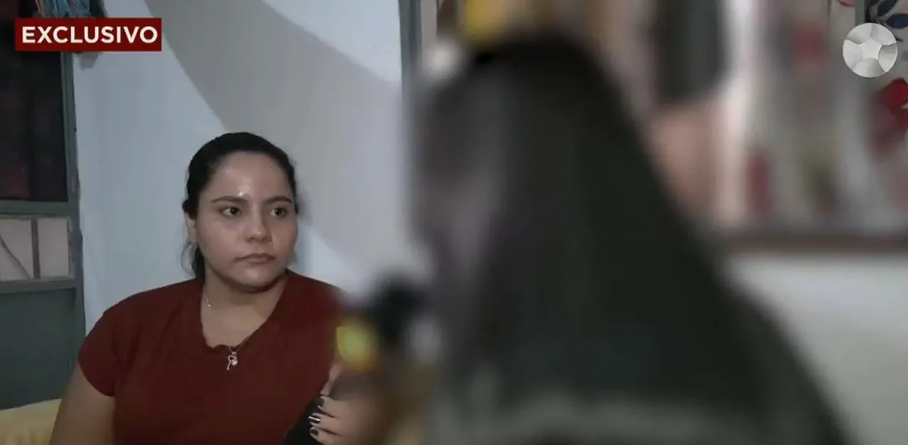 Mulher é vítima de importunação sexual em Ananindeua. Crime foi flagrado por câmeras de segurança.