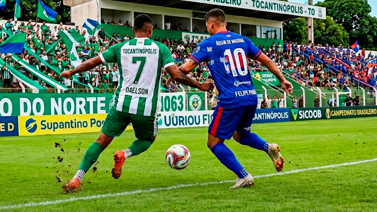 O confronto acontece no Estádio Ribeirão, reduto do Tocantinópolis, que faz sua primeira partida oficial nesta edição da competição