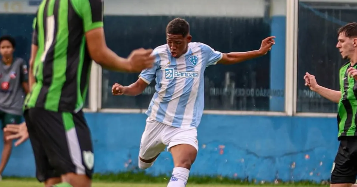 Aos 20 anos, Klayvert desponta no Paysandu como promessa da base e campeão paraense de 2026.