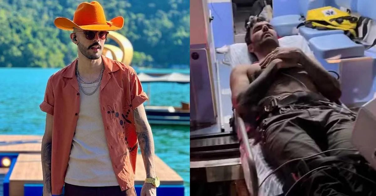 Luan Pereira fazia show em São Paulo quando passou mal e precisou ser hospitalizado às pressas.