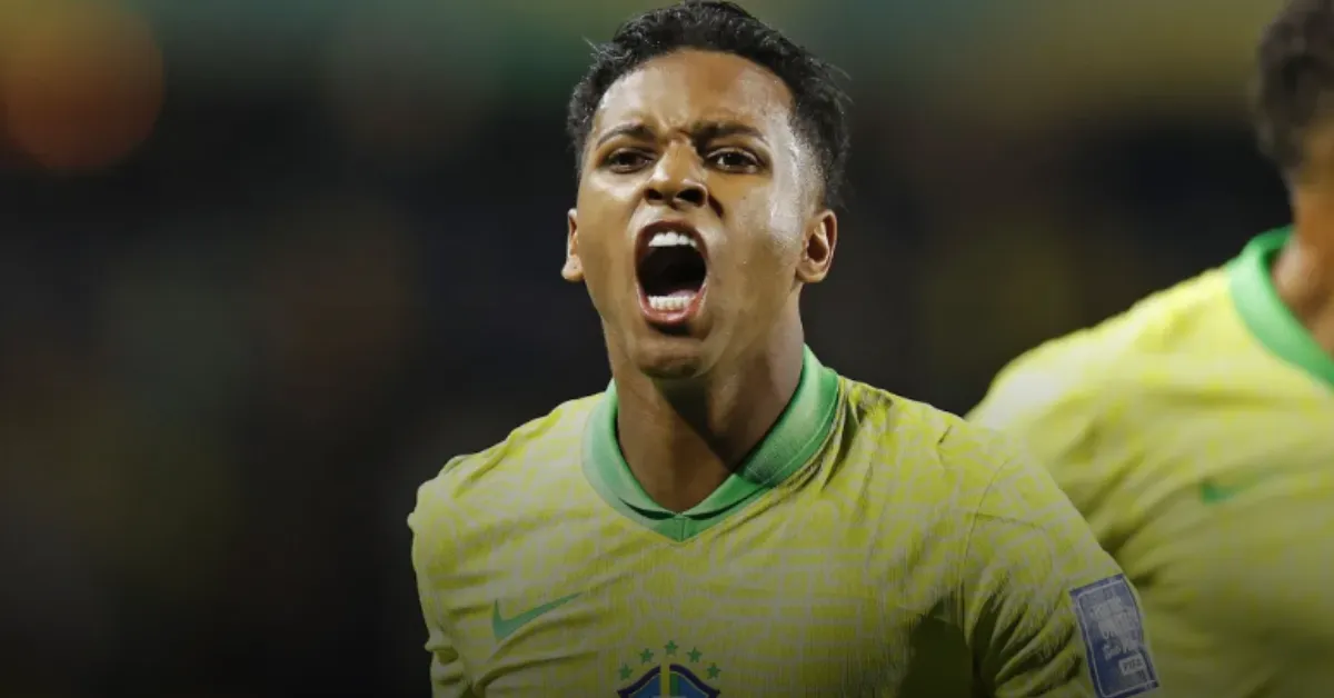 Embora nunca tenha se firmado com um nome incontestável na Seleção Brasileira, Rodrygo é o artilheiro da Canarinho neste ciclo para a Copa do Mundo de 2026