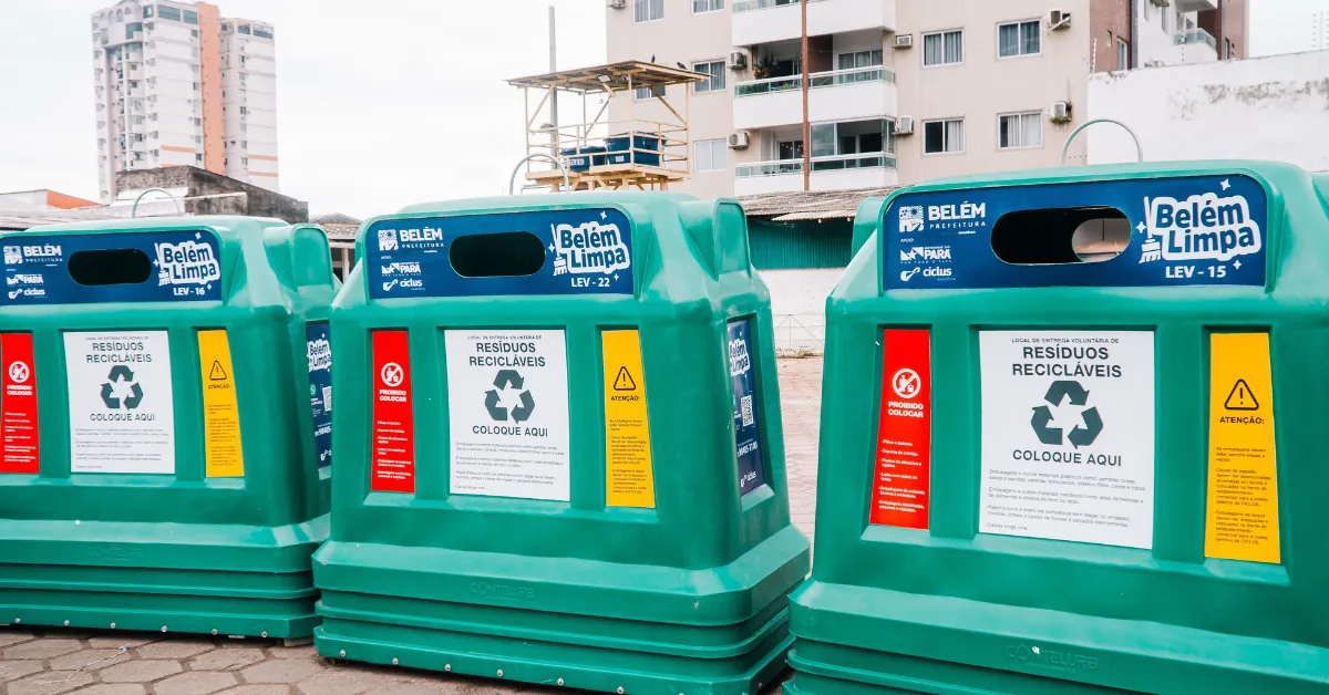 Os equipamentos serão instalados em diferentes pontos da cidade para ampliar a estrutura de coleta e incentivar o descarte adequado de resíduos pela população