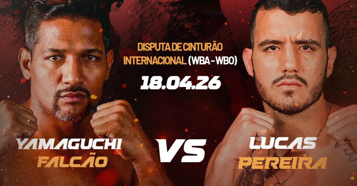 A luta será realizada no dia 18 de abril