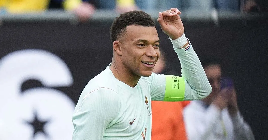 Mbappé marcou o primeiro