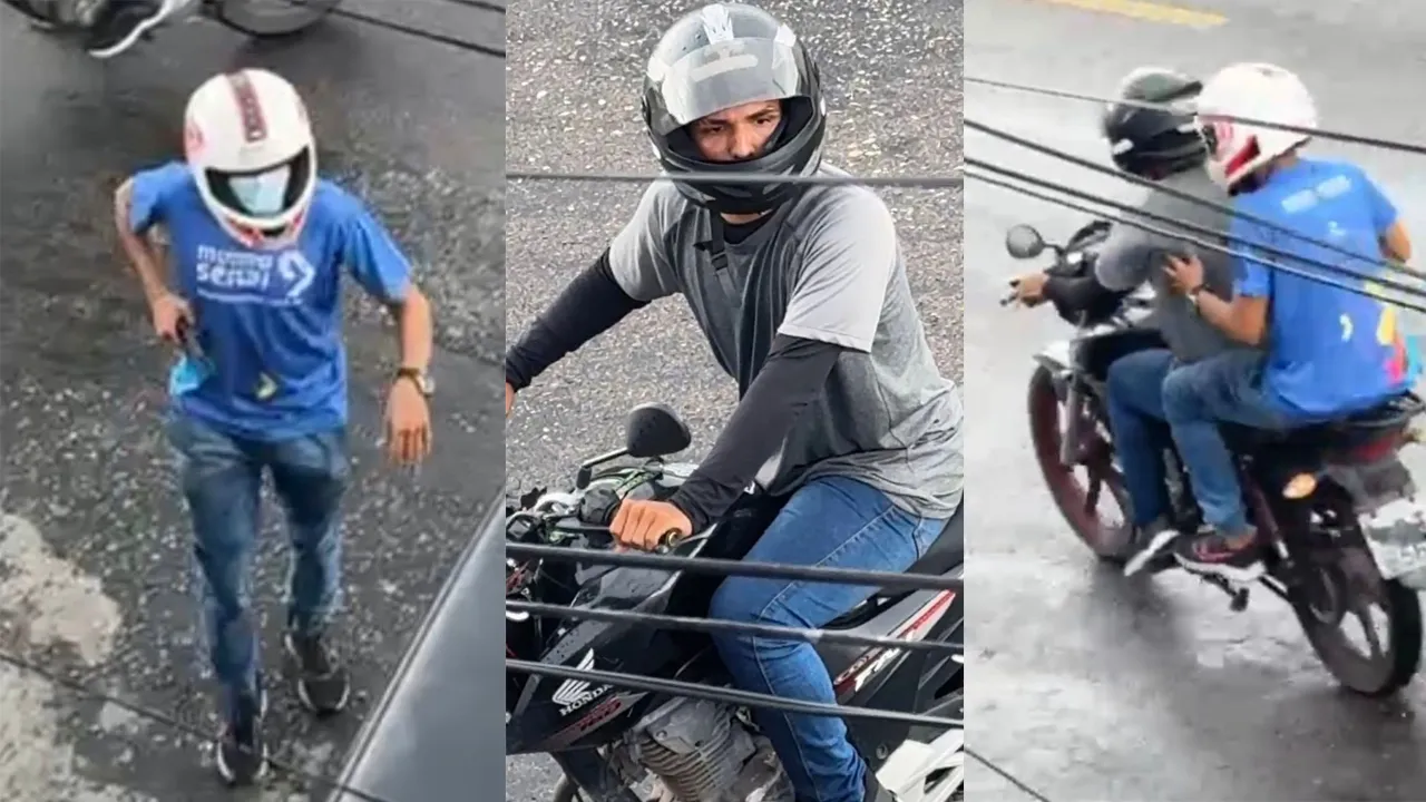 Atuação da dupla durante o assalto