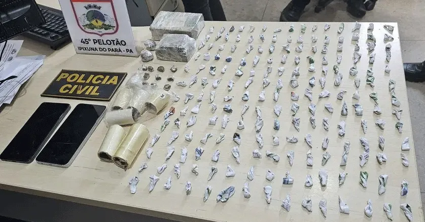 Ação da Polícia Civil com apoio da PM, Guarda Municipal e 3ª Cime resultou em prisões, apreensão de drogas, e de arma de fogo.