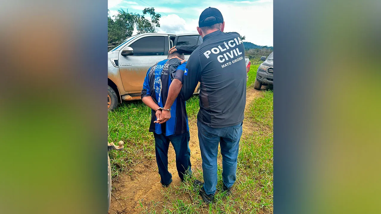 Agentes das Polícias Civis do Pará e Mato Grosso durante a incursão em área rural que resultou na captura do suspeito.
