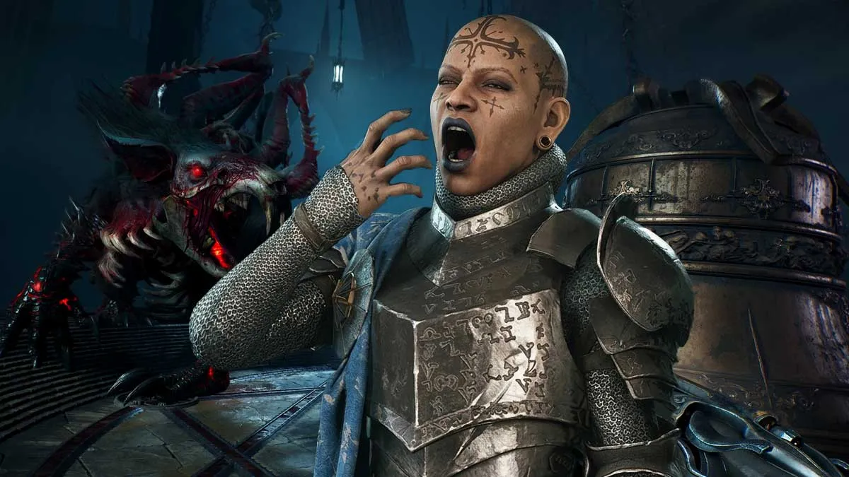 Boss fights monumentais tentam salvar a experiência rítmica e repetitiva do novo Painkiller (2025).