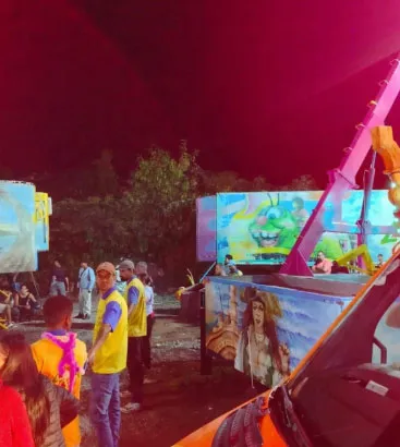 Uma pessoa morreu e três ficaram feridas após falha no "minhocão".