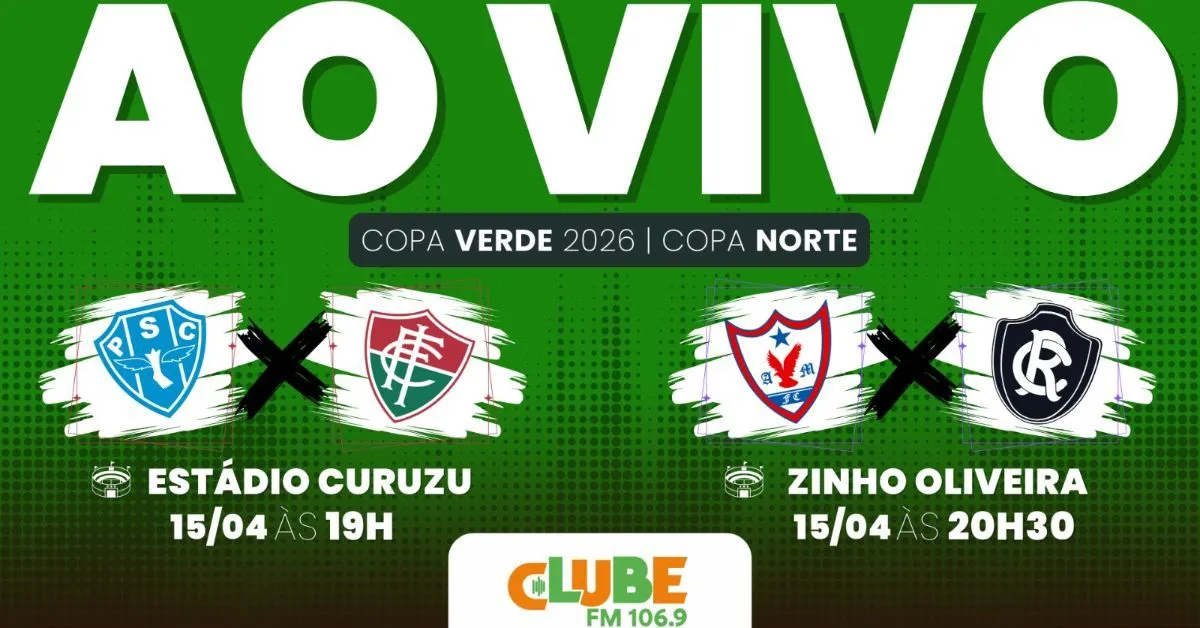 Imagem ilustrativa da notícia: Tem jogo no DOL e na Clube: ouça Águia x Clube do Remo