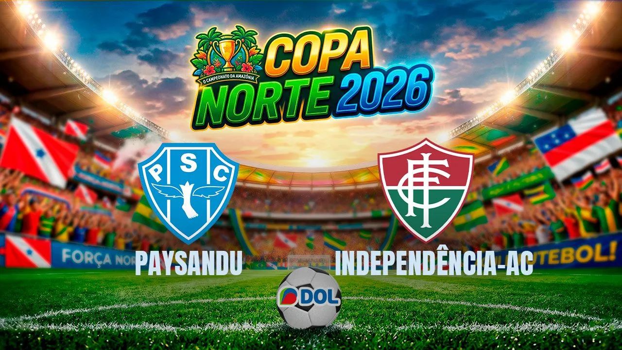 Imagem ilustrativa da notícia: Acompanhe ao vivo no DOL: Paysandu 2 x 1 Independência-AC