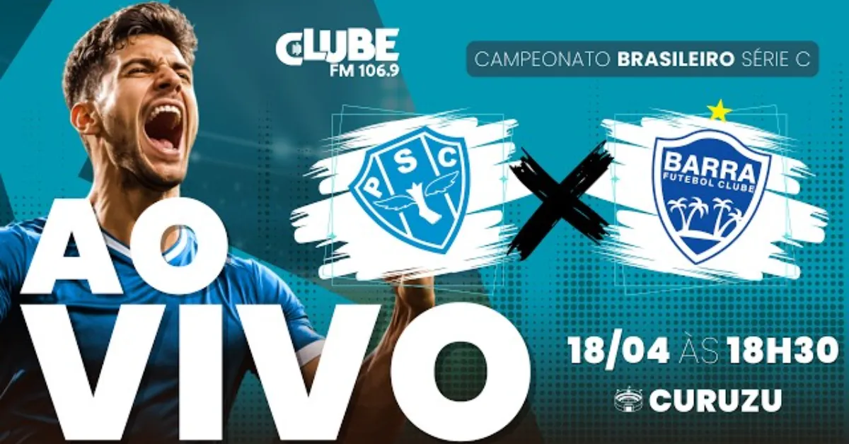 Na Curuzu, o Paysandu conta com a força da torcida para buscar a vitória diante do Barra-SC, em duelo pela Série C, com transmissão ao vivo da Rádio Clube do Pará no Tem Jogo do DOL.