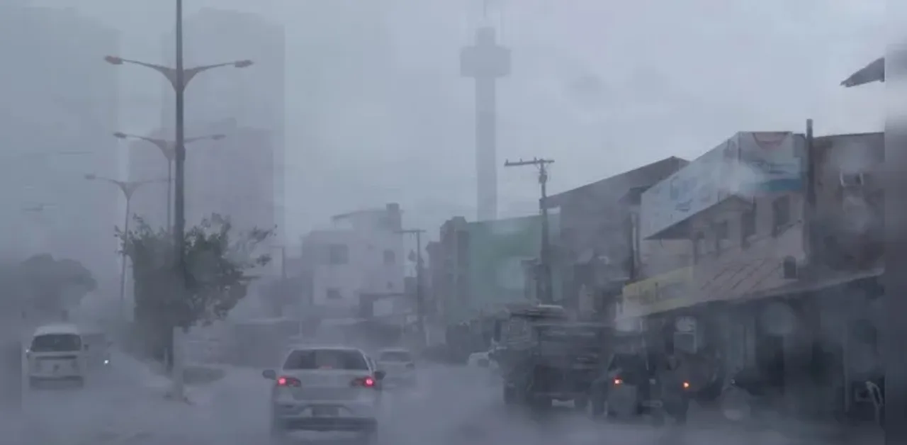 Defesa Civil emite alerta laranja para chuvas e ventos em Belém. Veja a previsão para este sábado, 28 de fevereiro.