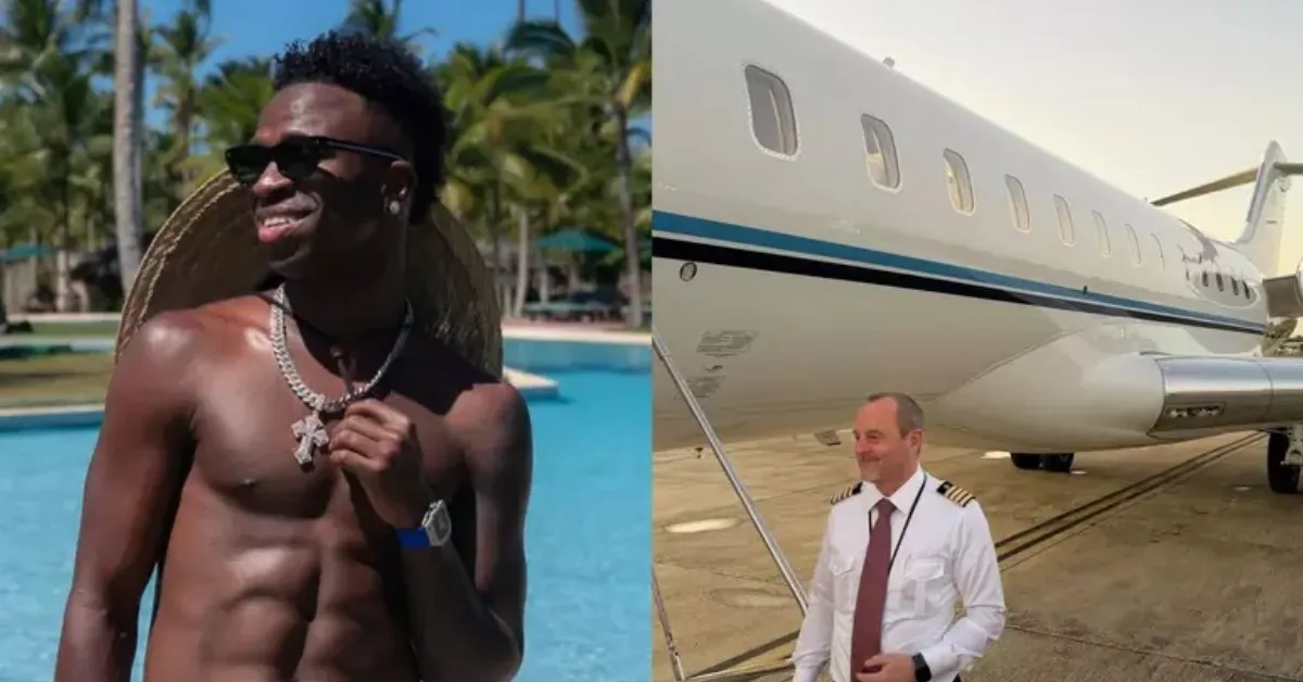 Depois de dias na Bahia, Vini Jr retorna à Espanha em jato particular, enquanto Virginia Fonseca se prepara para a virada do ano na Europa.