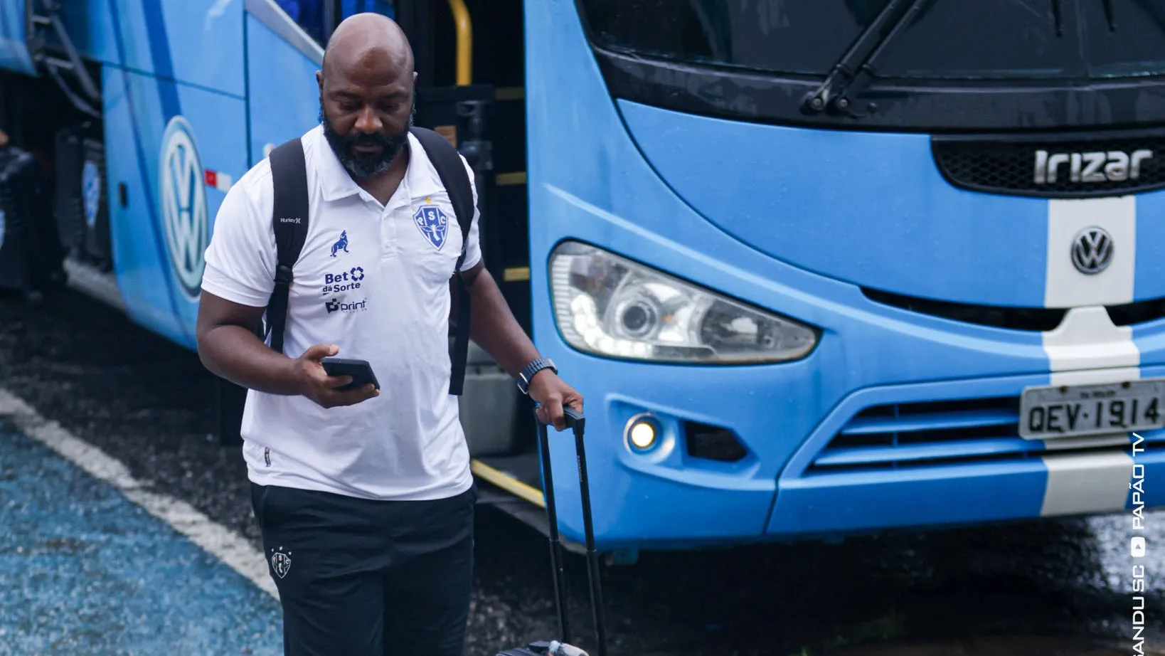Auxiliar técnico do Paysandu Elton Macaé irá novamente comandar o time à beira do gramado