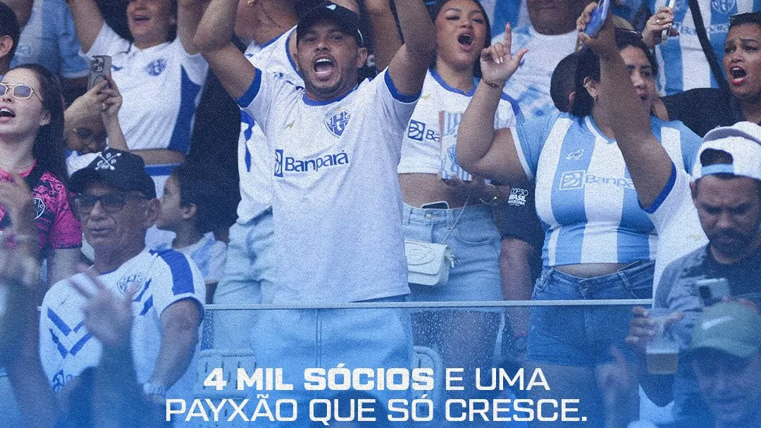 O apoio da torcida é essencial para o Paysandu!