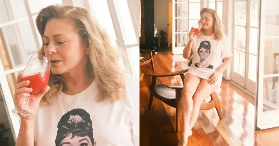 Com leveza e sensualidade, Vera Fischer mostra que estilo, atitude e autenticidade não têm prazo de validade.