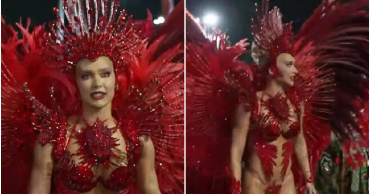 Virginia Fonseca enfrenta vaias e problemas de fantasia durante estreia como rainha de bateria da Grande Rio na Marquês de Sapucaí