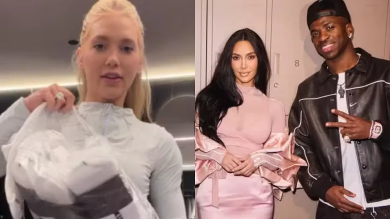 Segundo Virginia, os produtos são da marca da própria Kim Kardashian.