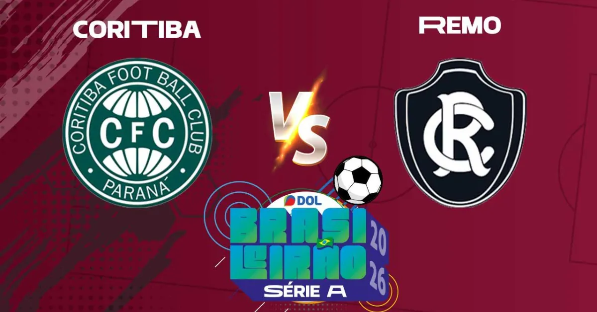 Coritiba e Remo duelam no Couto Pereira pela sexta rodada do Brasileirão, com cobertura em tempo real no Lance a Lance do DOL.