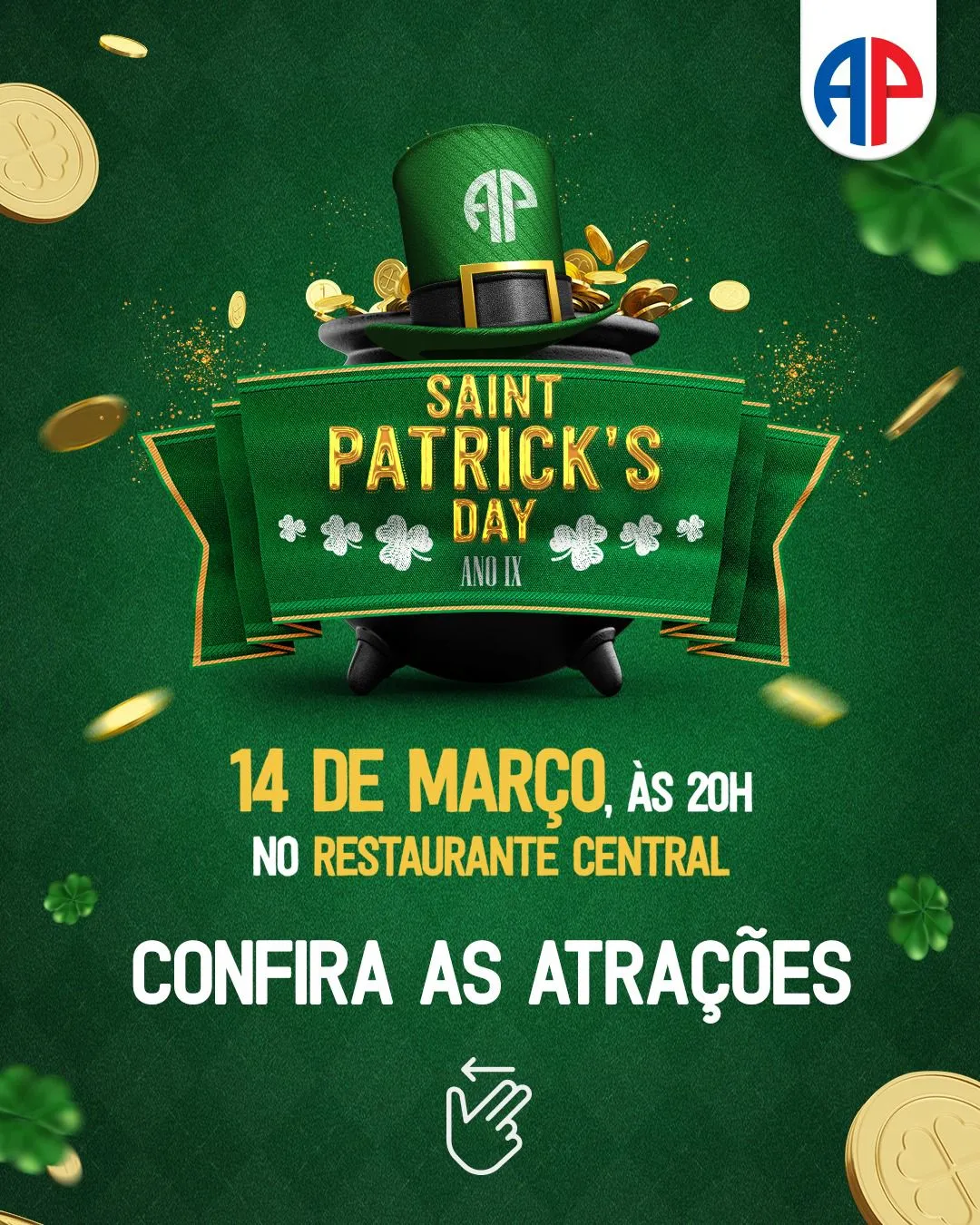 Imagem ilustrativa da notícia: Rock e música celta na programação da "Saint Patrick’s Day", na AP