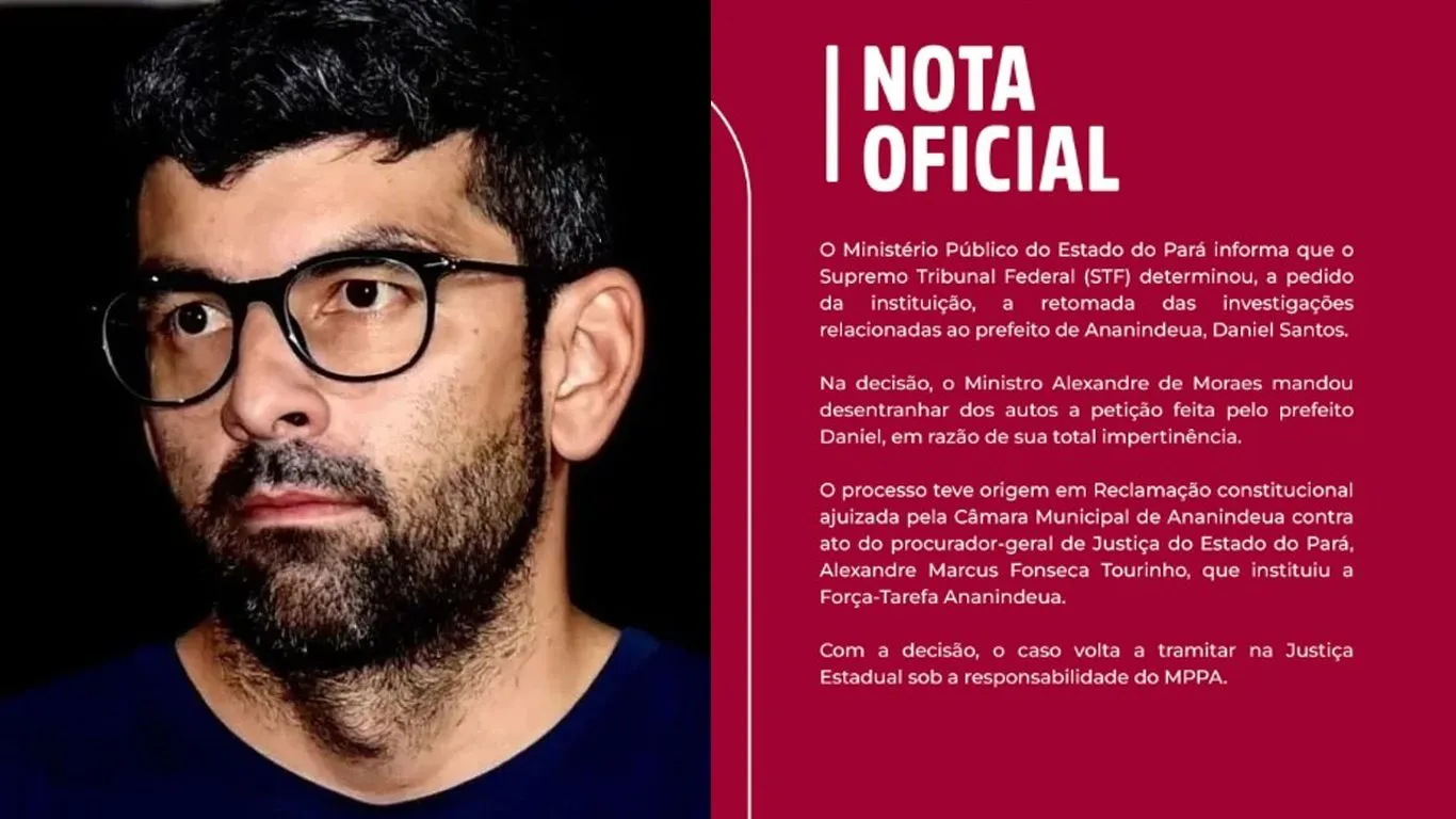 O caso segue em acompanhamento pelo Ministério Público e pela Justiça do Estado do Pará