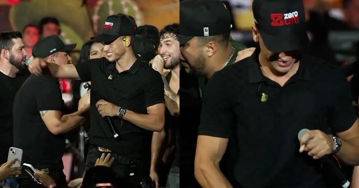 A atitude gerou revolta em internautas nas redes sociais, que consideraram a atitude uma falta de respeito com o cantor.