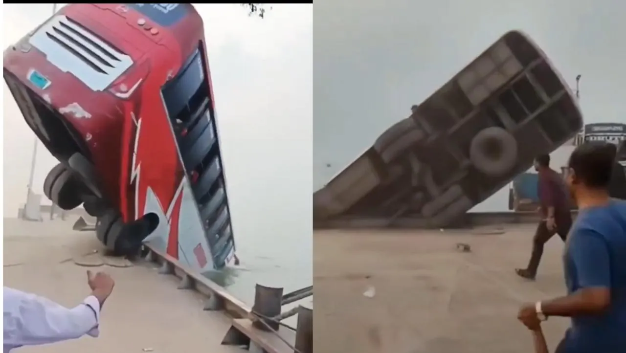 Um ônibus com 40 pessoas caiu em um rio em Bangladesh, deixando 24 mortos e várias vítimas presas no veículo submerso.