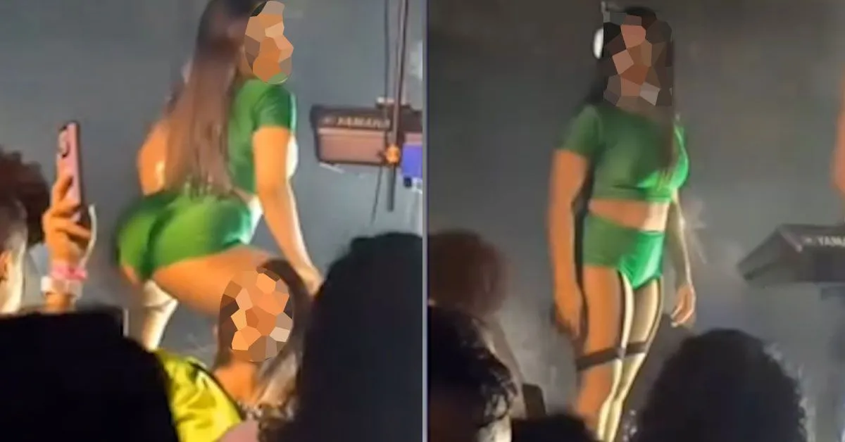 Dançarina de Pepe Moreno reage a tentativa de gravação sem consentimento durante show