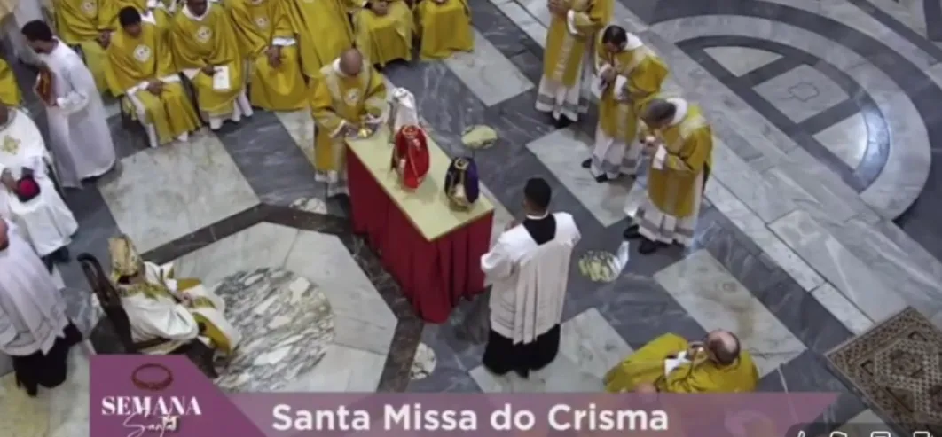 A Missa do Crisma é uma das mais importantes do calendário católico.
