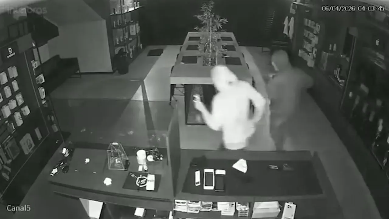 Câmeras registraram a ação dos suspeitos