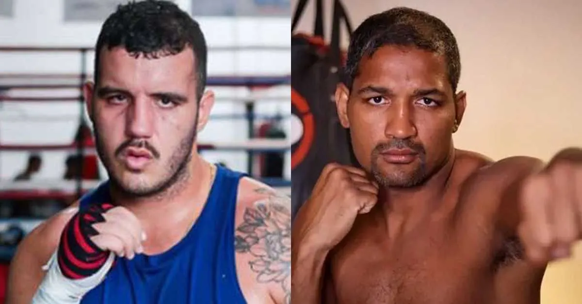 Lucas Pereira e Yamaguchi Falcão vão se encarar na pesagem oficial do The King Fight 2, em Belém, antes da disputa por cinturão internacional no Mangueirinho.
