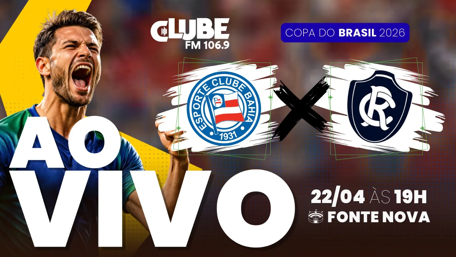 Revivendo rivalidade: Remo e Bahia se enfrentam pela Copa do Brasil.