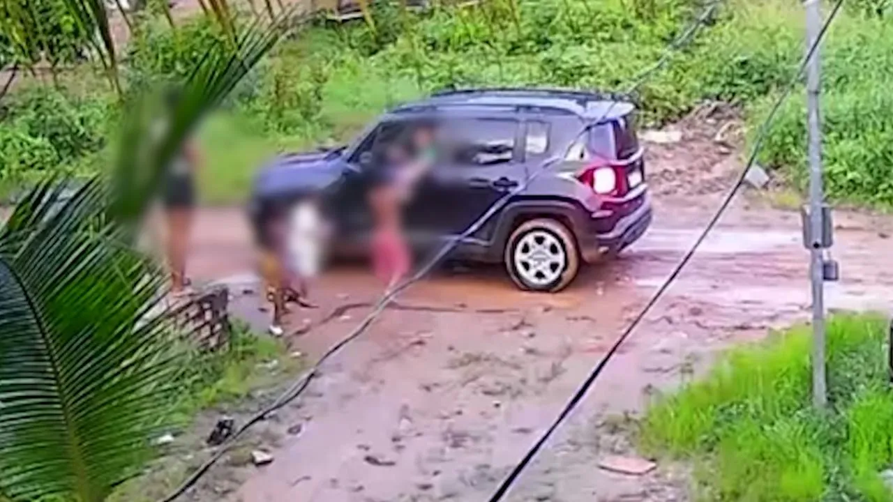 Registro de um dos momento de abordagem a crianças