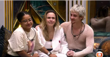 Top 3 do BBB 26 aguarda decisão do público na grande final desta terça-feira (21), que definirá o vencedor da edição.