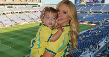 José Leonardo, filho caçula de Virginia Fonseca, aparece com marca na testa após episódio ocorrido na escola.