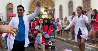 Influenciador paraense Patrick Peixoto recria vídeo da jovem que fingiu passar no vestibular da UEPA