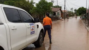 A concentração de água em curto período provocou alagamentos em pontos críticos dos núcleos Cidade Nova e Nova Marabá