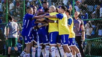 O grito de gol e o alívio tomaram conta do Estádio Zinho Oliveira na tarde deste domingo (15).