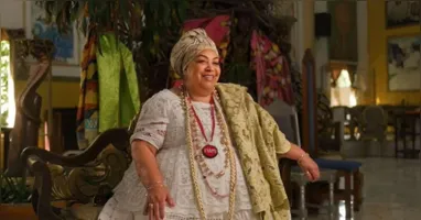 Mãe Carmen Oxaguian, líder do Terreiro de Gantois.