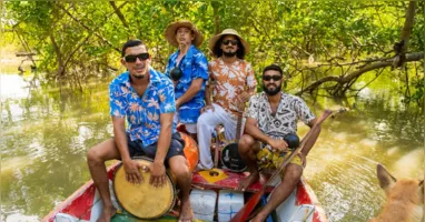 Coletivo Balanço do Mar leva o carimbó praiano de Maiandeua para Santarém, encerrando turnê de intercâmbio cultural pelo Pará.