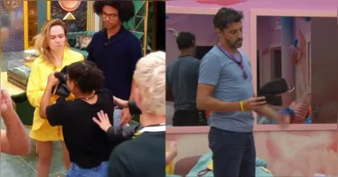 Ana Paula é contida por colegas após discussão acalorada envolvendo menção ao pai durante a madrugada no BBB 26