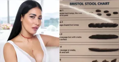 Simaria durante consulta com nutrólogo, momento em que falou de forma descontraída sobre saúde intestinal nas redes sociais