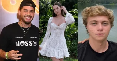 Além da conexão com Zé Felipe, Duda Rubert também foi vista com Benício Huck durante o Desfile das Campeãs.