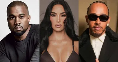 Kanye West expressa descontentamento com interação entre Kim Kardashian e Lewis Hamilton em evento, gerando repercussão nas redes sociais e especulações.